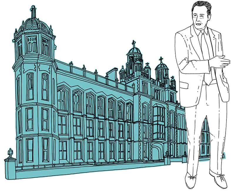 InTouch magazine Kings College London Hodgkin Building illustration Jitesh Patel
