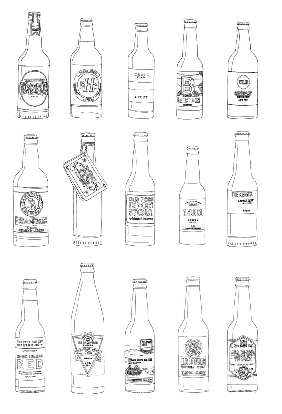 how to draw a beer