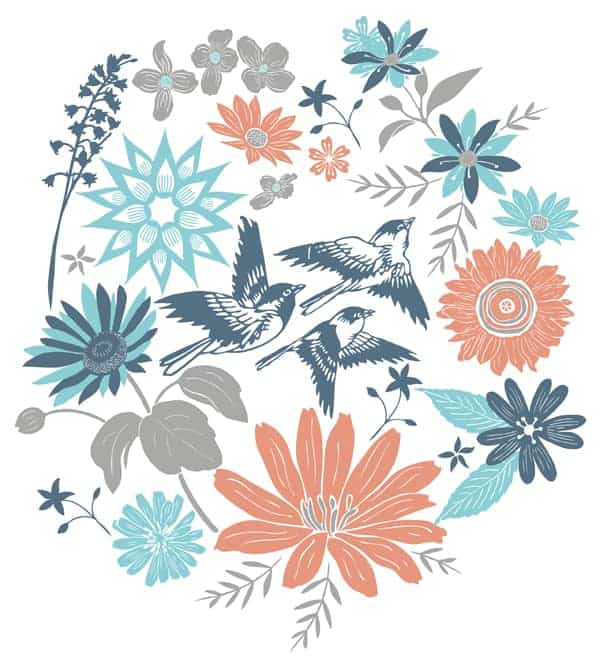 Download Summer Inspired Floral Vector Prints - illustrations ...